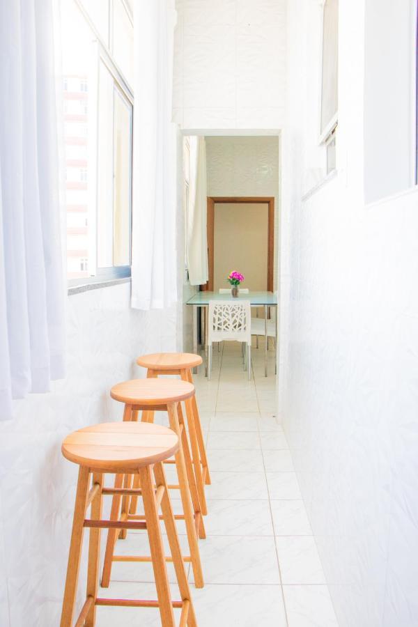 Apartamento No Farol Da Barra. Vista Deslumbrante Para O Mar! No Circuito Do Carnaval. Ao Lado Do Porto Da Barra ! Salvador Bagian luar foto